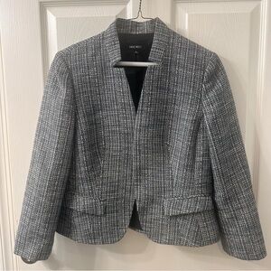 Nine West Black and and blue tweed blazer like new condition
